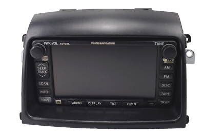 04 05 Toyota Sienna Radio Voice Navigation GPS Display Fujitsu