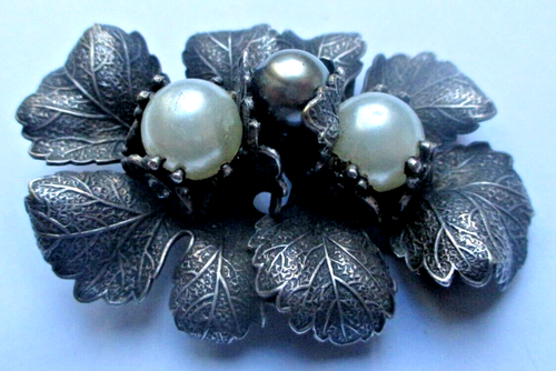 Broche Vintage Argentée Multi-usage - Clip Accessoire Femme - Fantaisie