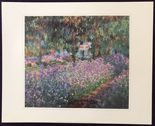 Quality 225gsm 60cm x 48cm Art Print MONET ?The Artist?s Garden at Giverny?