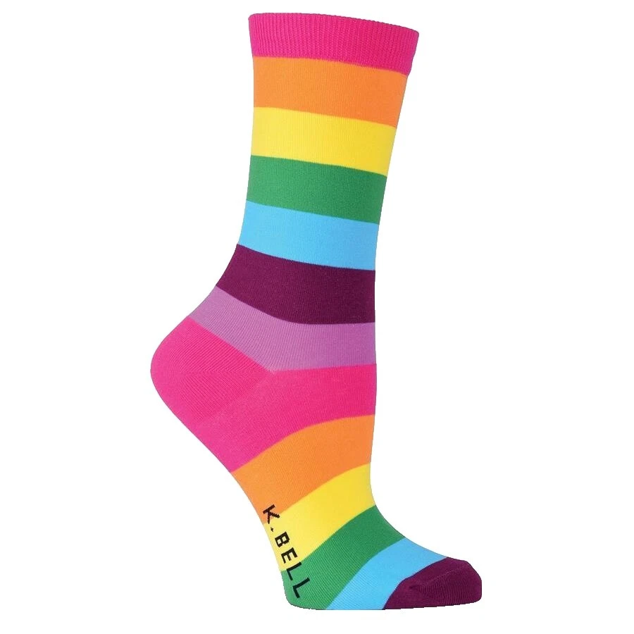 Calcetines para mujer K. Bell lisos de mezcla de algodón