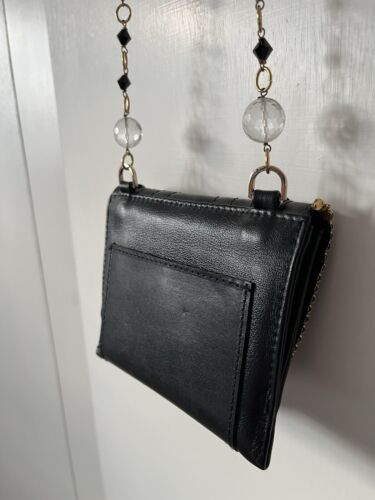 Bracher Emden jewelled crystal black leather mini cross body bag - Picture 8 of 10