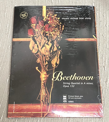 Beethoven String Quartet in A Minor Opus 132 Beethoven plus 2 cds music  minus 1