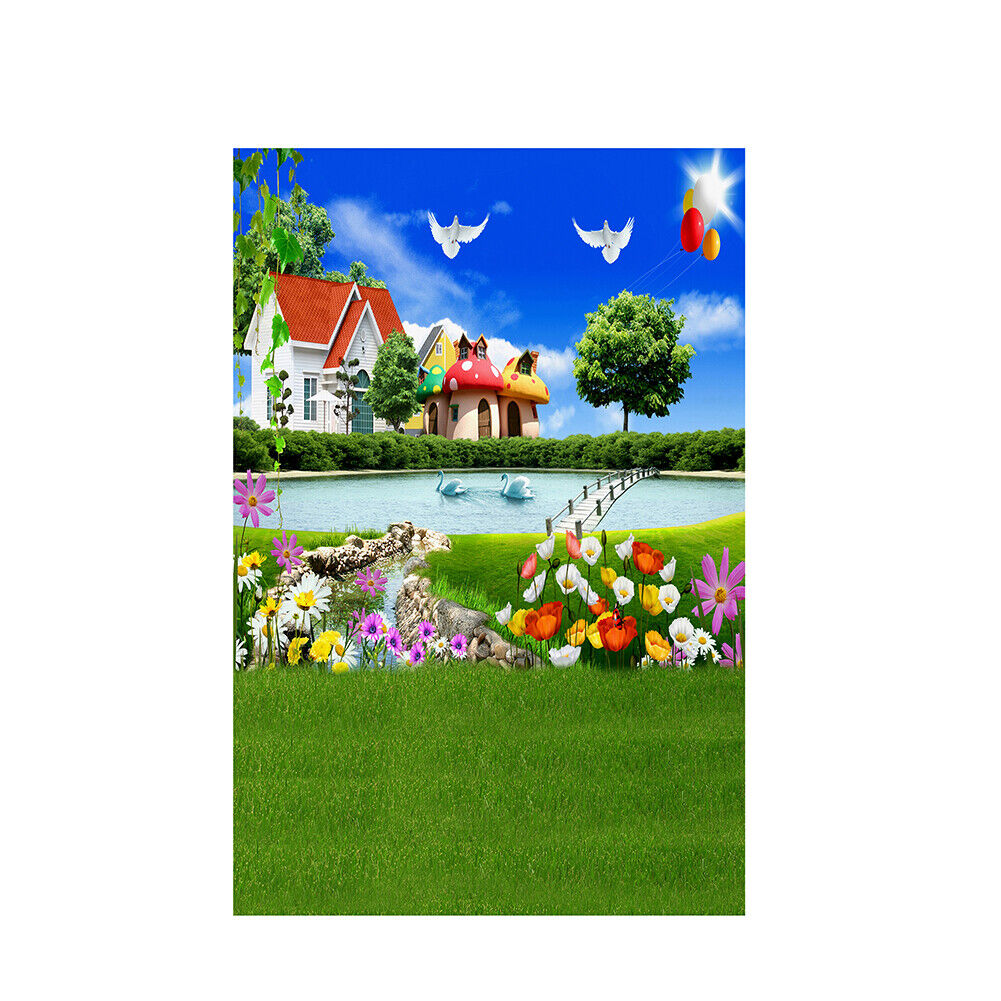 Buy 8x8ft Spring Garden Photography Backdrop Yard Fence Photo Studio  Background Meadow Street Lamp Flowers Kid Child Baby Lovers Girl Portrait  Seamless Photoshoot Props Video Drape Wallpaper Online at Low Price in