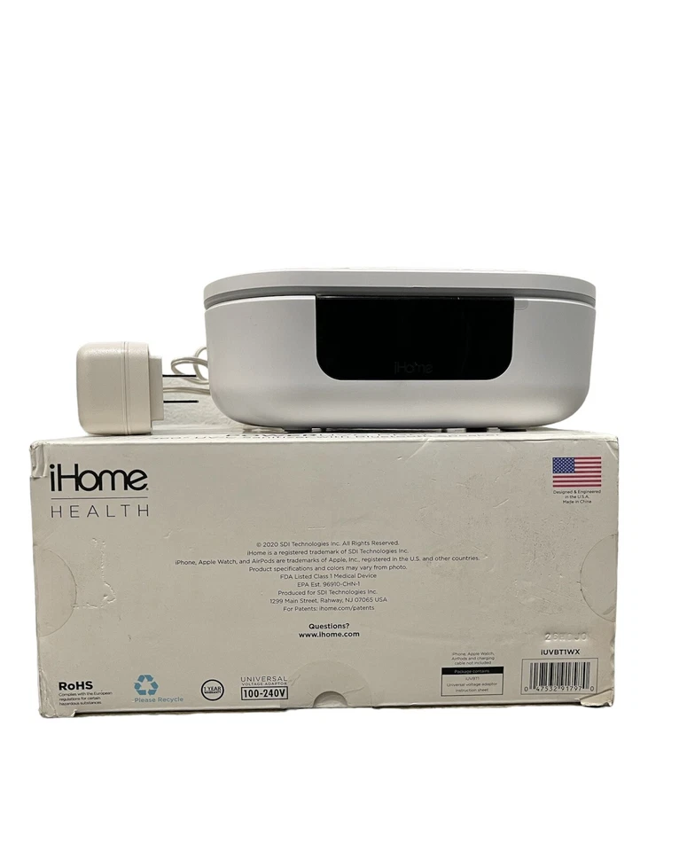 Nuevo desinfectante para teléfono iHome Health Power UVC Pro con altavoz Bluetooth Foto 2 de 2