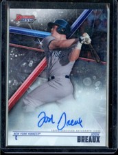 2018 Bowman’s Best B18-KRO Josh Breaux ROOKIE Auto NY Yankees RC