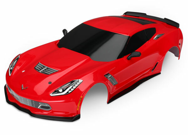 Traxxas 8386R Chevrolet Corvette Z06 Body Red | eBay