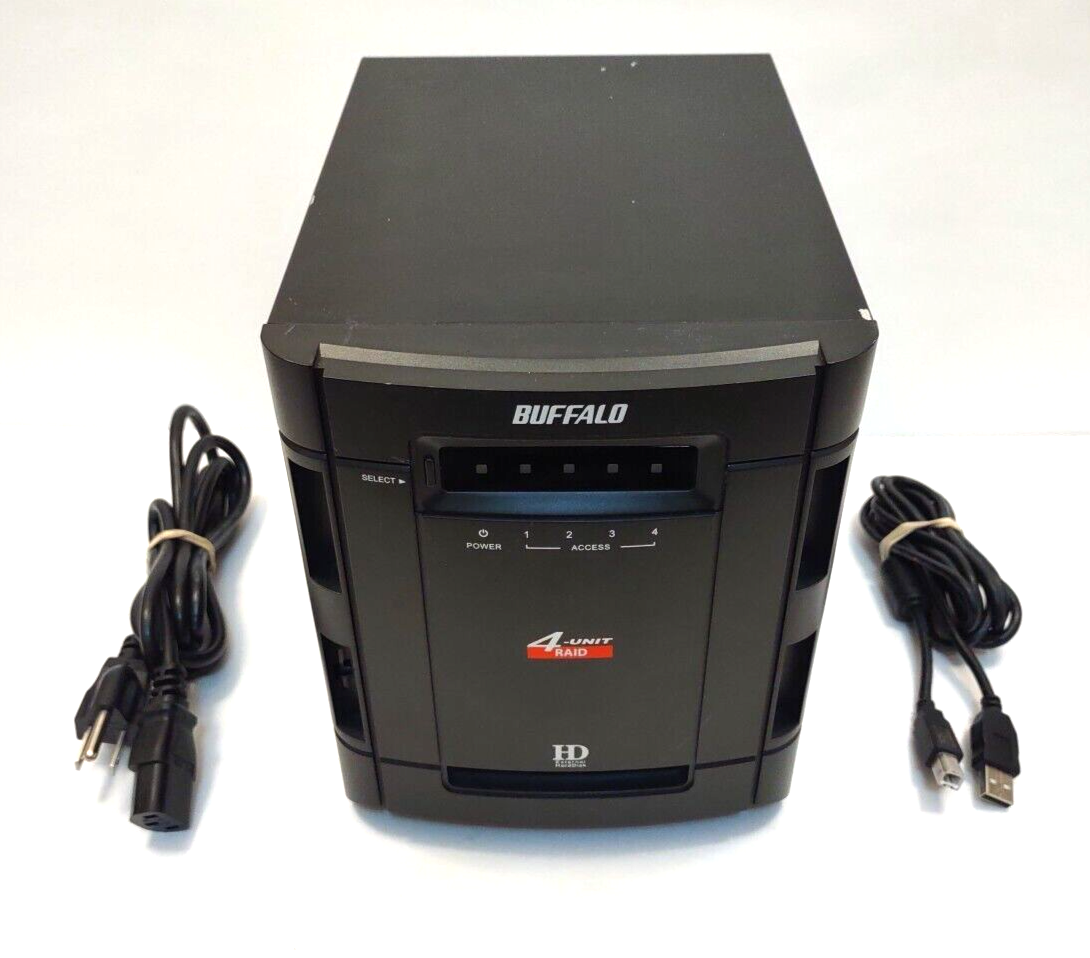 Buffalo HD-QS4.0TSU2R5 DriveStation Quad 4-Unit Raid Hard Buffalo HD-QS4.0TSU2R5 DriveStation Quad 4-Unit Raid Hard