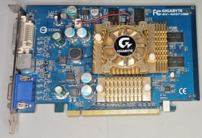 Gigabyte GV-NX57128D GeForce PCX 5750 Video Graphics Card Vintage Gaming