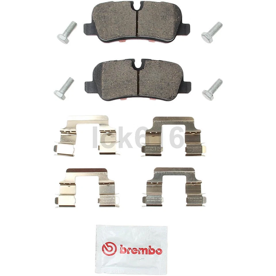 Brembo Brake Pads Ceramic Pads Set Front Rear 2X For 2005-2009 Land Rover LR3 - Image 4 of 4