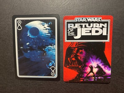 Swap Playing Card   STAR WARS   Return Of The Jedi    NINE OF CLUBS