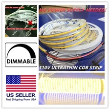 Ultrathin 110V Led NEON Strip light Waterproof Dimmerable.No Powersupply Deeded!