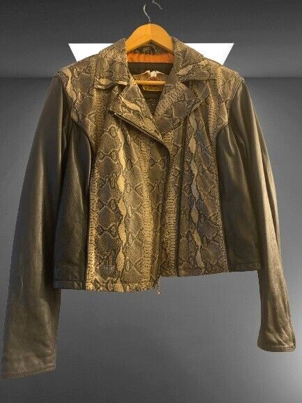 Harley Davidson Women's Med Python Snake Skin Lea… - image 8