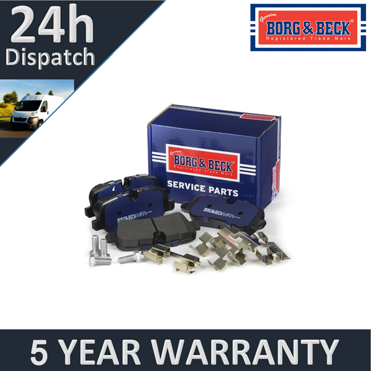 Fits Land Rover Discovery Range Sport Brake Pads Set Rear & Beck