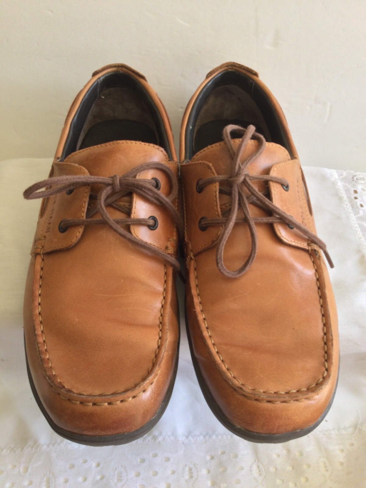SAOLA Scarpe da uomo Cole Haan in pelle colore marrone taglia 9 5 M stringate