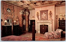 Postcard - North bedroom of the Doge's Suite, La Casa Grande, Hearst Castle - CA