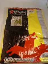 River City Luminator 3 pc High Vis PVC Rainsuit w/bibb, jacket,& Hood- Size XL