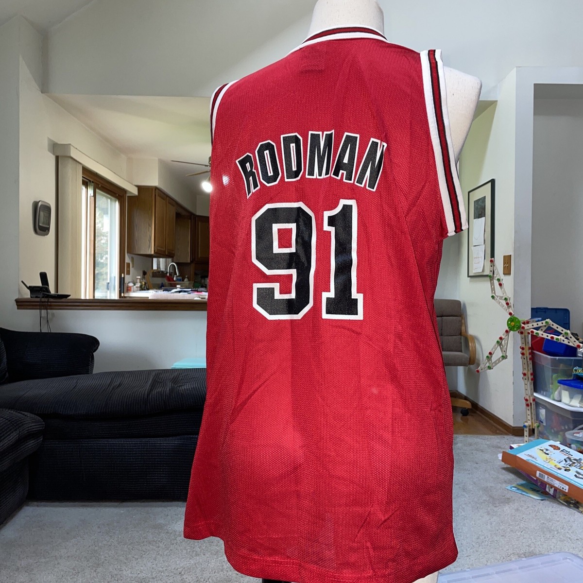 NBA, Shirts, Dennis Rodman Bulls Nba Jersey