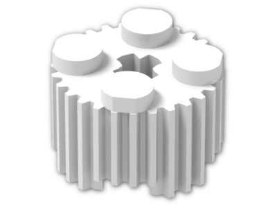 a LEGO BRICK ROUND 2X2 W/ HOLE &GRILLE/FLUTED (4 PCS) CHOOSE YOUR