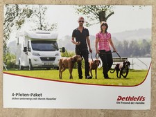 Dethleffs Confezione 4 Zampe Brochure Motocaravan e Caravan