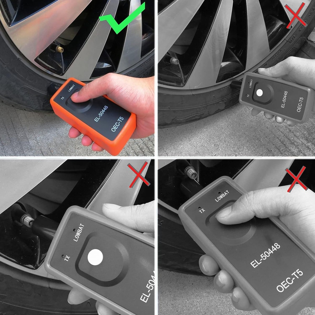 Riloer TPMS Bandenspannings Sensoren 4 Stuks - Compatibel Met Polestar En Volvo Modellen