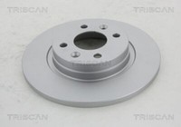2X Triscan 8120 25152C Bremsscheibe FüR Dacia Renault