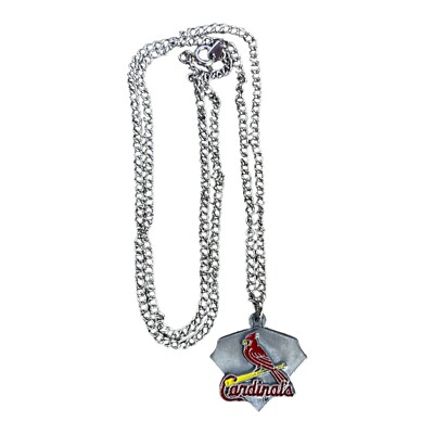 MLB St. Louis Cardinals Home Plate Necklace Necklace 18''