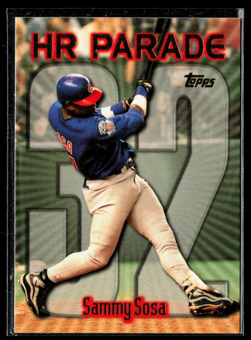 Sammy Sosa 1999 Topps #461ak HR 37       VAR