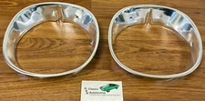 Camaro 70-73 Headlamp Bezels Pair 70 71 72 73 Headlight trim Head Lamp Light