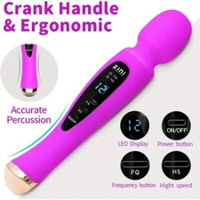 Electric Full Body Massager Shoulder Vibrator Shock Prostate Women Massager
