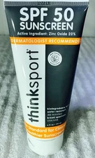 Think Thinksport Sunscreen SPF 50  6 fl oz 177 ml BPA-Free
