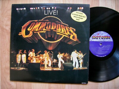 COMMODORES live Motown 5347 ML2 soul funk 2LP NM