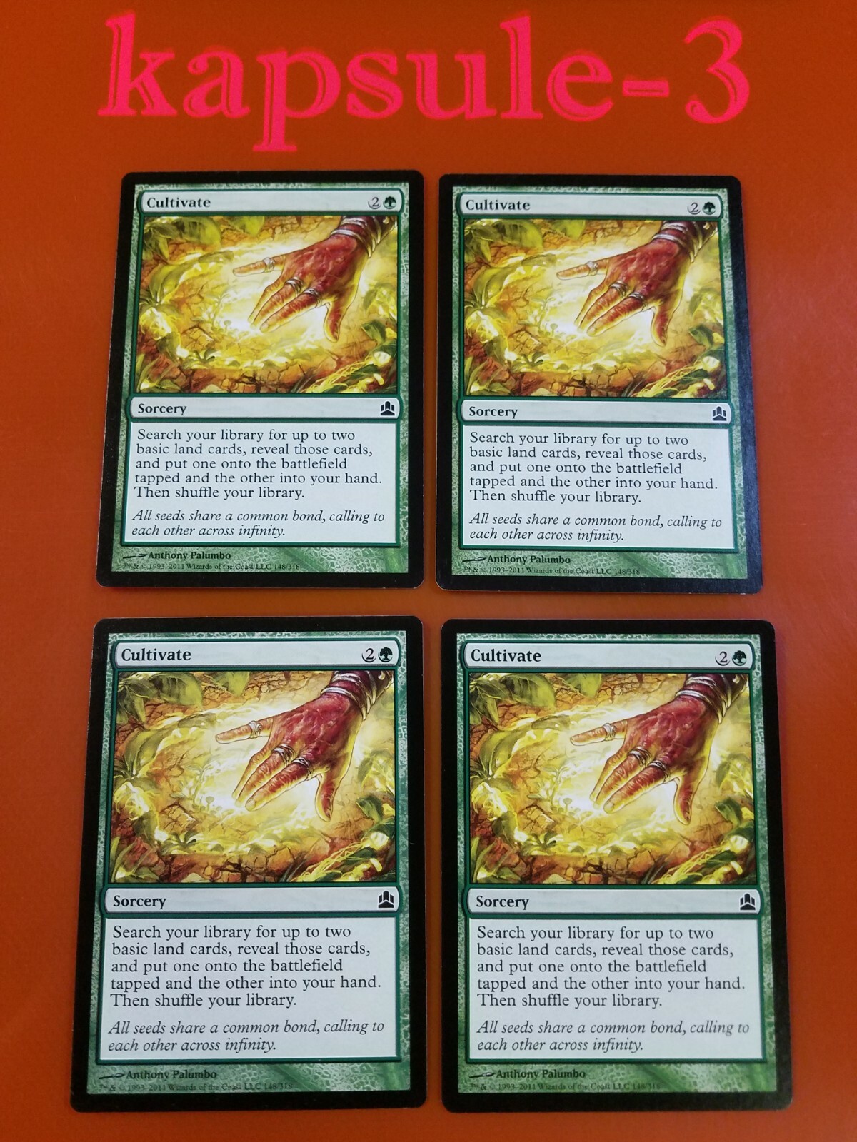 4x Cultivate Commander MTG Magic The Gathering Cards eBay