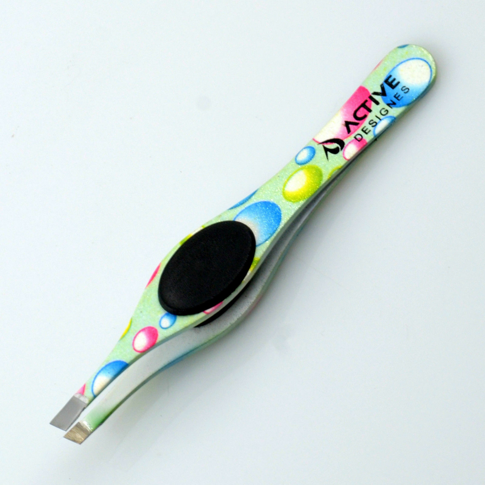 Eyebrow Grippy Tweezers Professional Slanted Tip Hair Removal Various Colours eBay