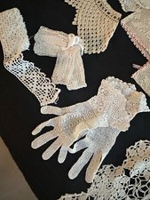 A BUNDLE OF CROCHET WORK