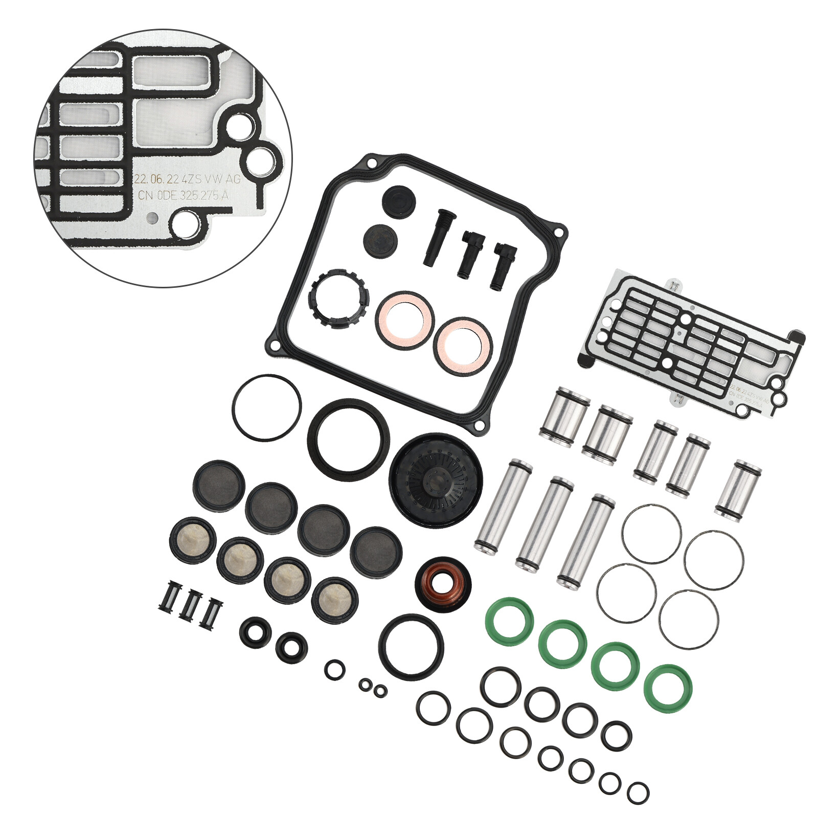 Transmission Overhaul Seals Pistons Gasket Kit DQ500 0BH 0BT For VW AUDI R8 1.8L