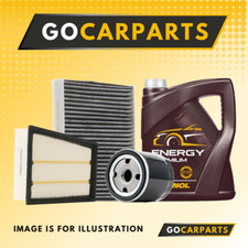 Service Kit VOLVO V40 D2 D3 D4 2.0 Diesel 15-22 Oil Air Cabin Filter +Engine Oil