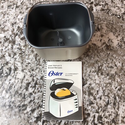 Sunbeam Oster Bread Maker Pan Paddle User Manual Recipe Book Set Model 5848 OEM