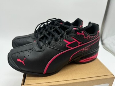 PUMA WOMEN'S TAZON CROSS TRAINER SNEAKERS ACTIVE RUN SHOES BLACK PINK  SIZE