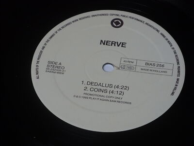 Nerve:  Dedalus  Holland pressing   Promo  12'' NM