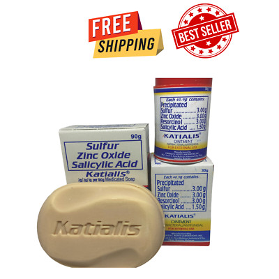 Katialis Pack:    1  Medicated Ointment 30g and  1  Antibacterial Soap 90g