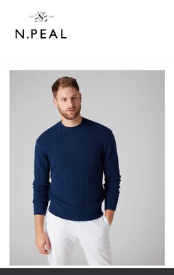 Cable Knit N Peal Cashmere Sale N Peal Thames Cable Mens Cashmere
