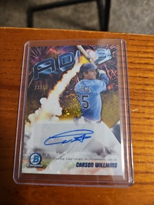 2025 Bowman Chrome Carson Williams #AAV-CW Adios Auto /25