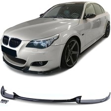 Front Spoiler Lippe Stoßstange Schwarz Glanz passt für 5er BMW E60 E61 2007-2009