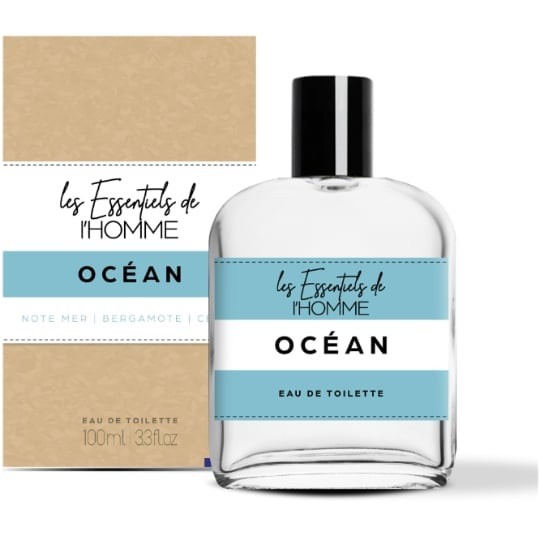 Eau de toilette Les essentiels de l’homme 100ml OCEAN anti odeur