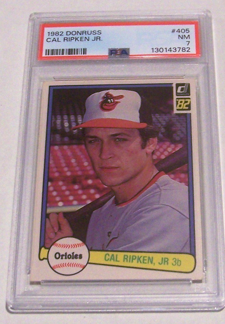 Cal Ripken Jr. 1982 Donruss #405 RC PSA 7, NM