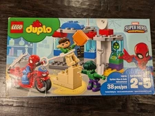 Lego Duplo 10876 Spider-Man & Hulk Adventures Set Sandman Marvel Comics Complete
