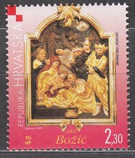 Croatia Post 2001 Yvert 556 ** MNH Christmas