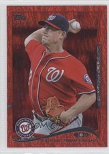 2014 Topps Red Hot Foil Jordan Zimmermann #107 0c4