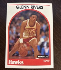 1989-90 NBA Hoops - Doc Rivers #252 Atlanta Hawks