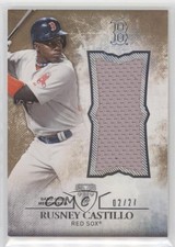 2015 Triple Threads Unity Single Jumbo Relics Sepia /27 Rusney Castillo uk2